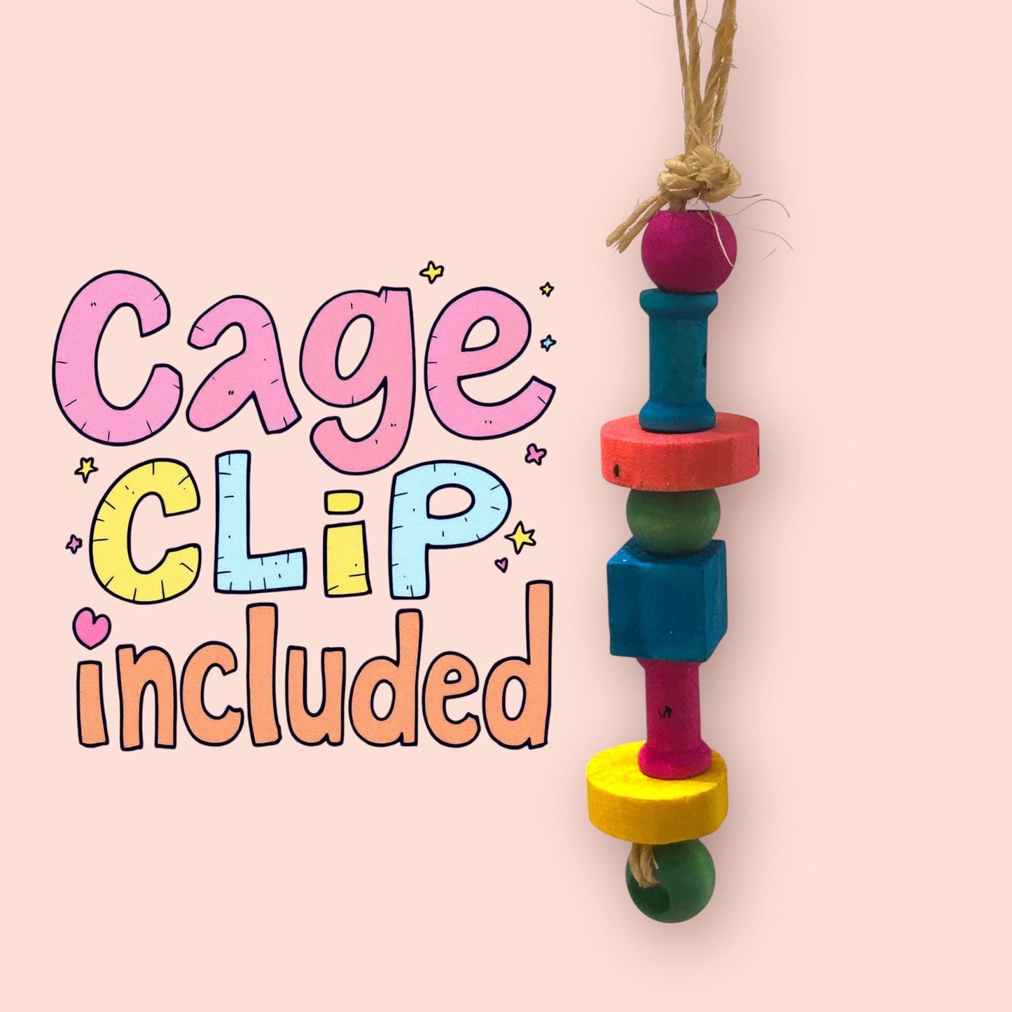 Small Animal Wood Chew Toy