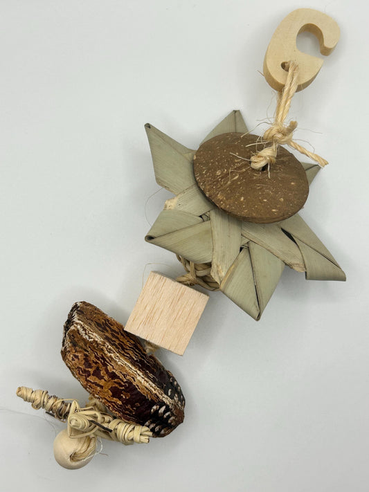 Natural Sisal Pet Rat Toy: Enrichment Cage Accessory