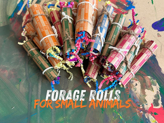 Small Animal Forage Toy, encourage enrichment “The Original Forage Roll”
