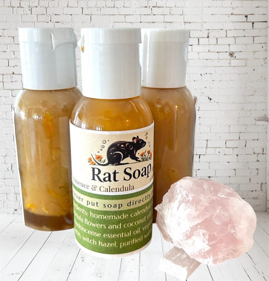Rat Soap, Frankensince & Calendula Oil, non-toxic, safe, the original natural soap designed for rats