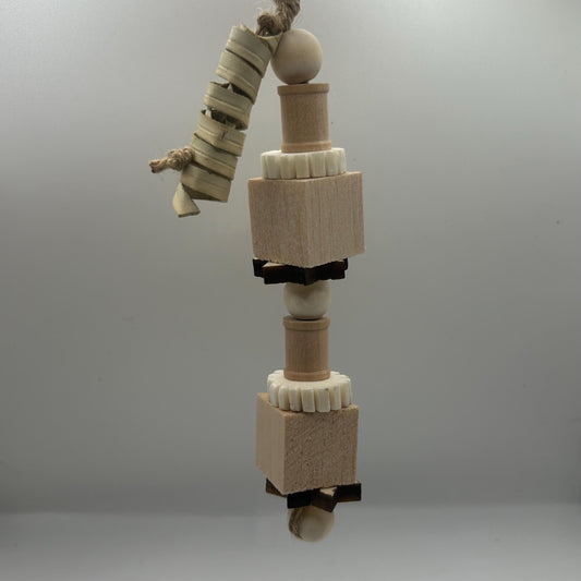 Balsa Wood Small Animal Toy, enrichment toy, boredom breaker